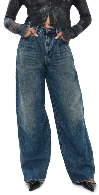 R13 Wayne Articulated Knee Jeans Dawson Blue