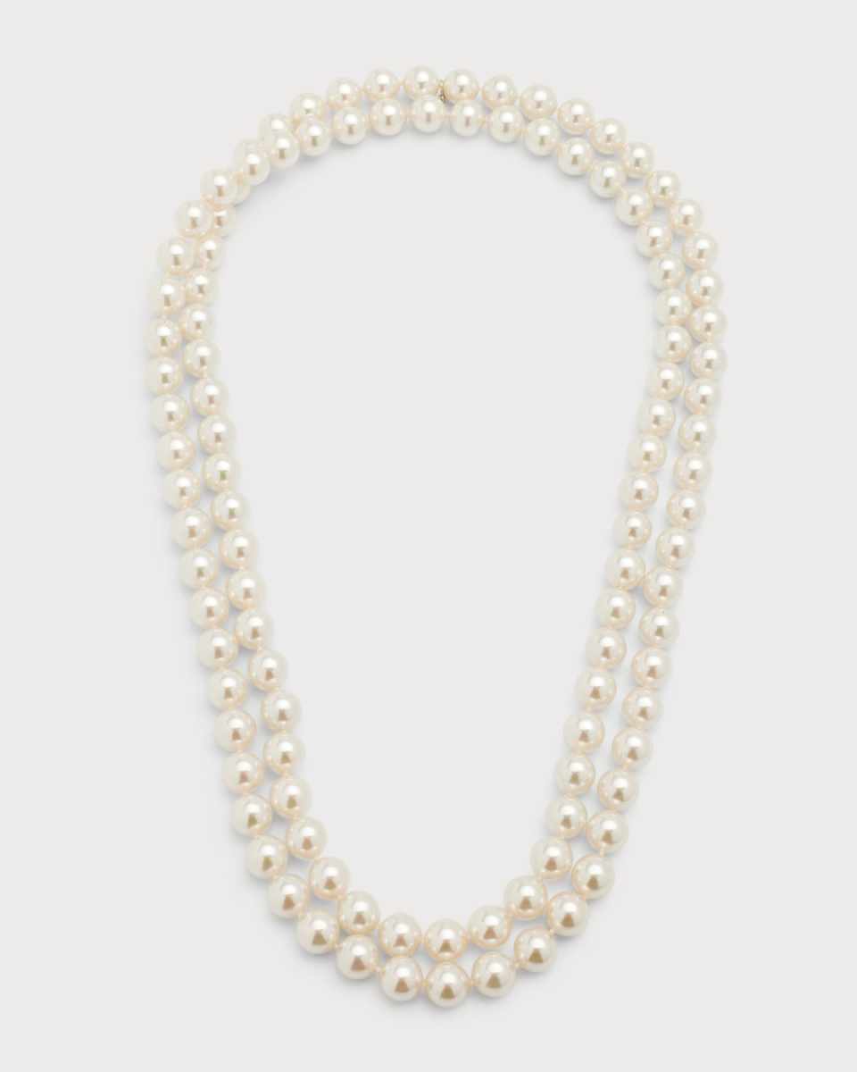 Jour Pearl-Strand Necklace, 48"L