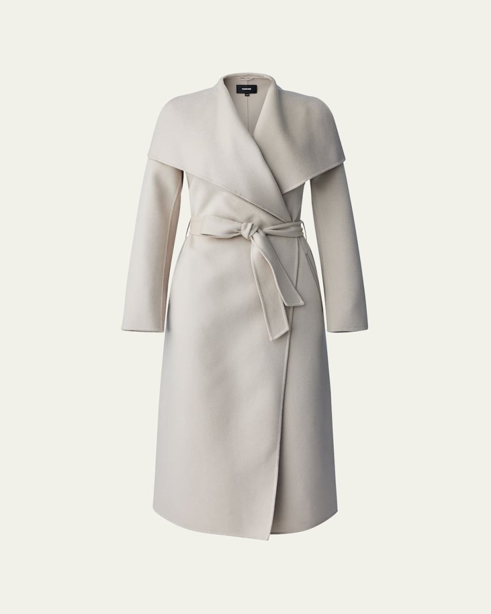 Mai Wool Belted Wrap Coat