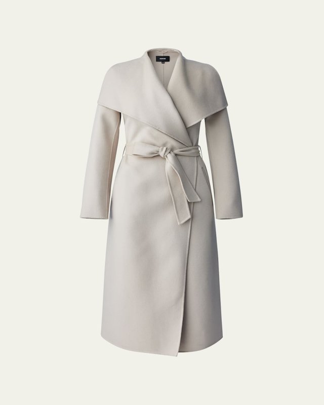 Mai Wool Belted Wrap Coat