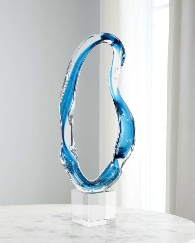 Hand-Blown Glass Sculpture III
