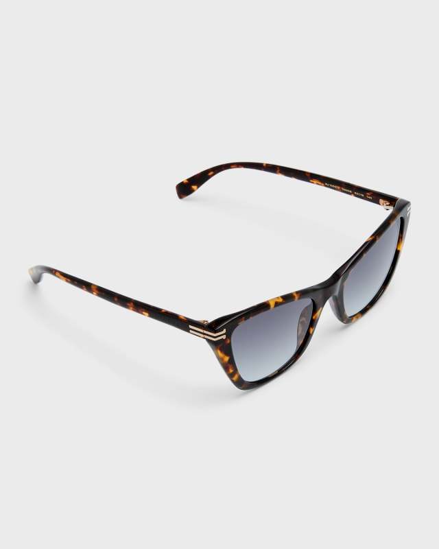 Sleek Acetate Cat-Eye Sunglasses
