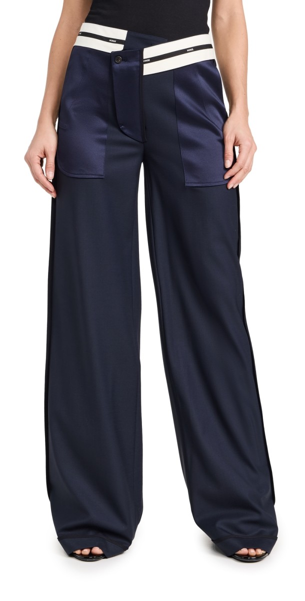 Monse Inside Out Tailored Trousers Midnight