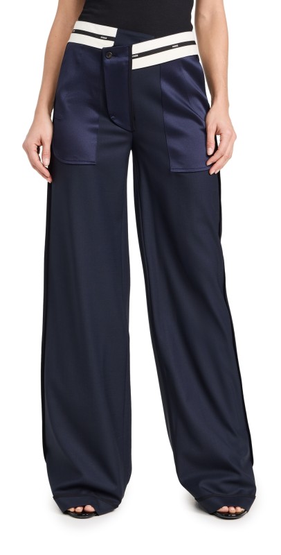 Monse Inside Out Tailored Trousers Midnight