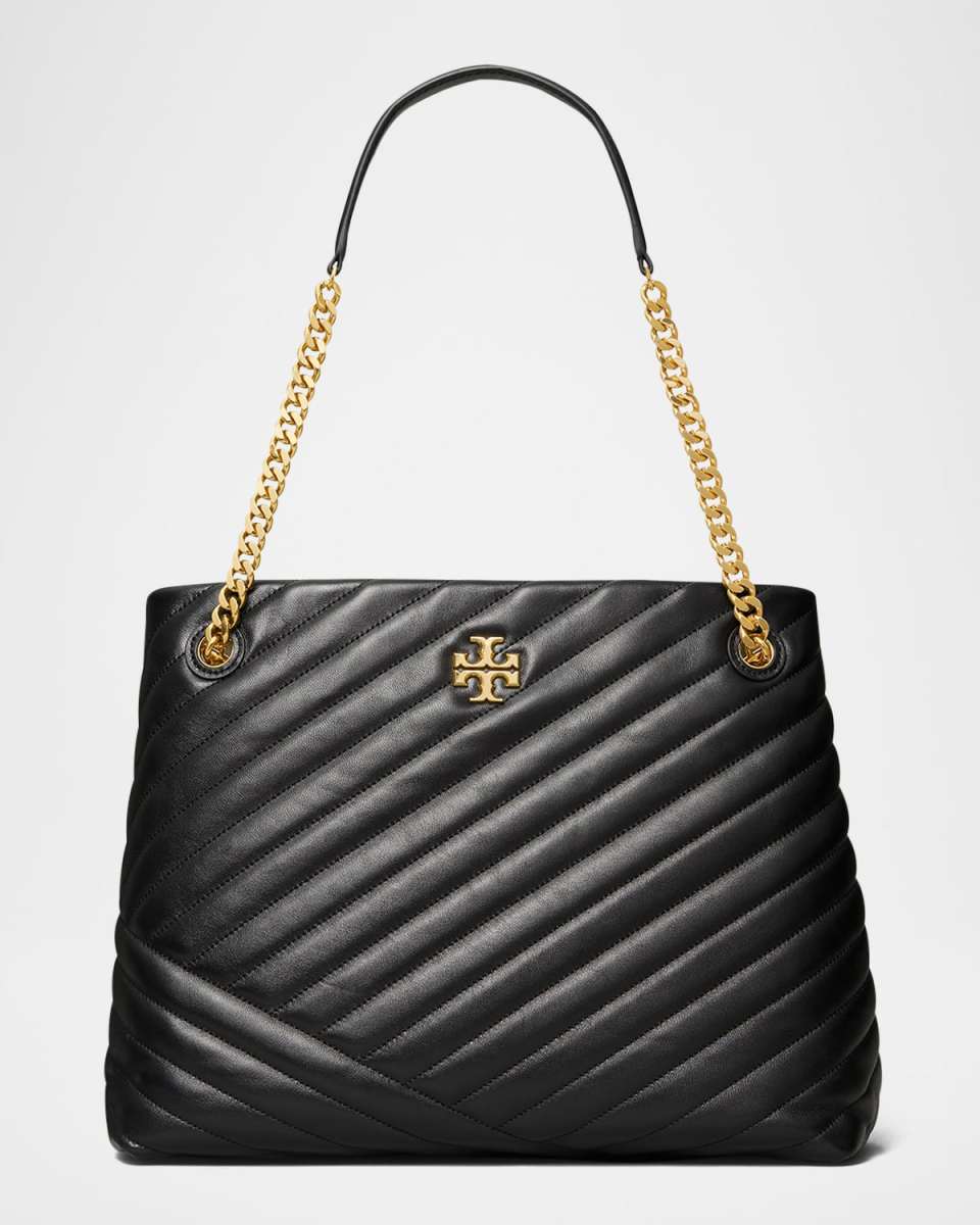 Kira Chevron-Quilted Leather Tote Bag