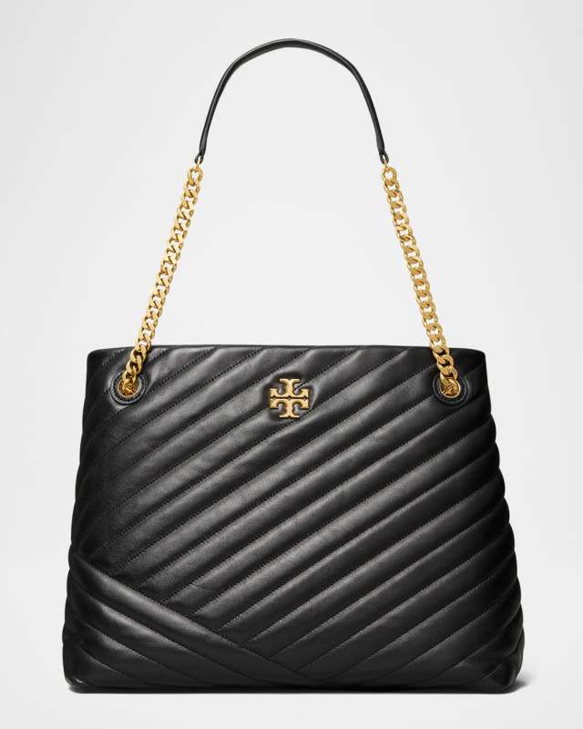 Kira Chevron-Quilted Leather Tote Bag