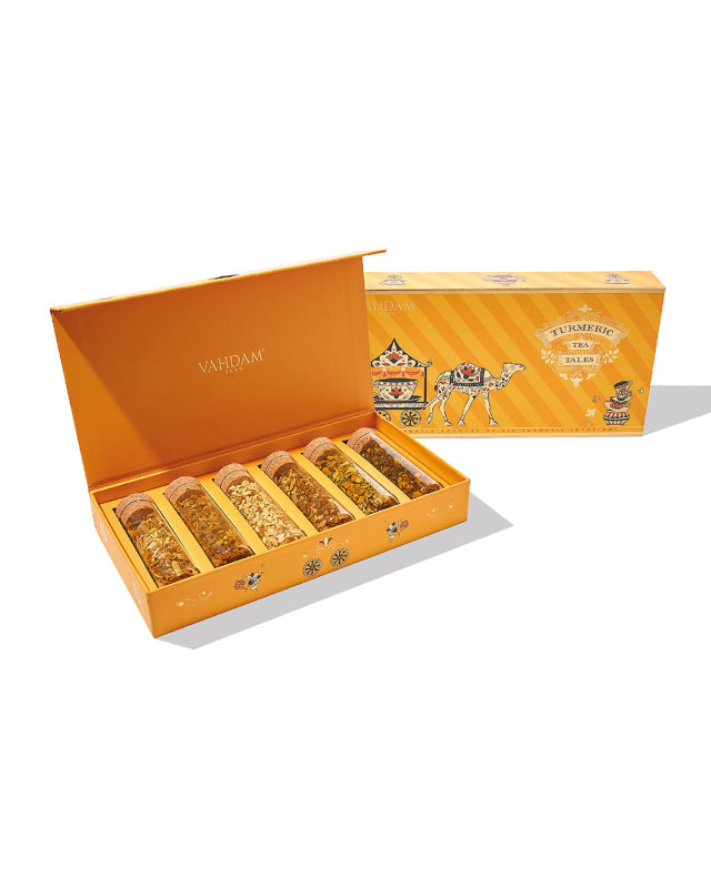 Turmeric Tea Tales - Premium Collection of 6 Aromatic Turmeric Teas