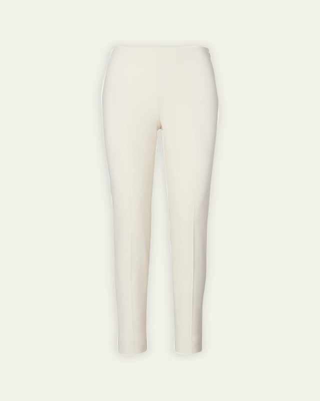 Annie Straight-Leg Stretch-Wool Pants