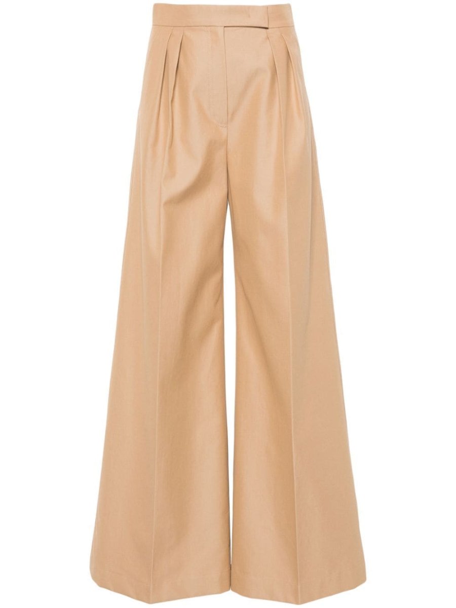 pleat-detailing palazzo pants