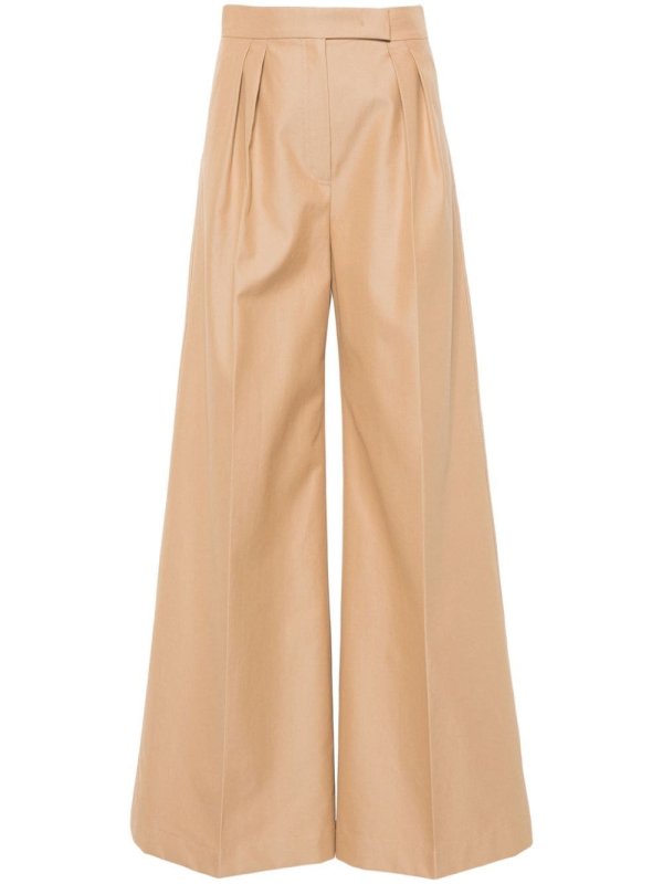 pleat-detailing palazzo pants