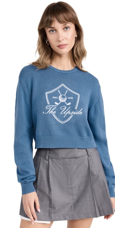 The Upside The Club Karlie Knit Top Blue