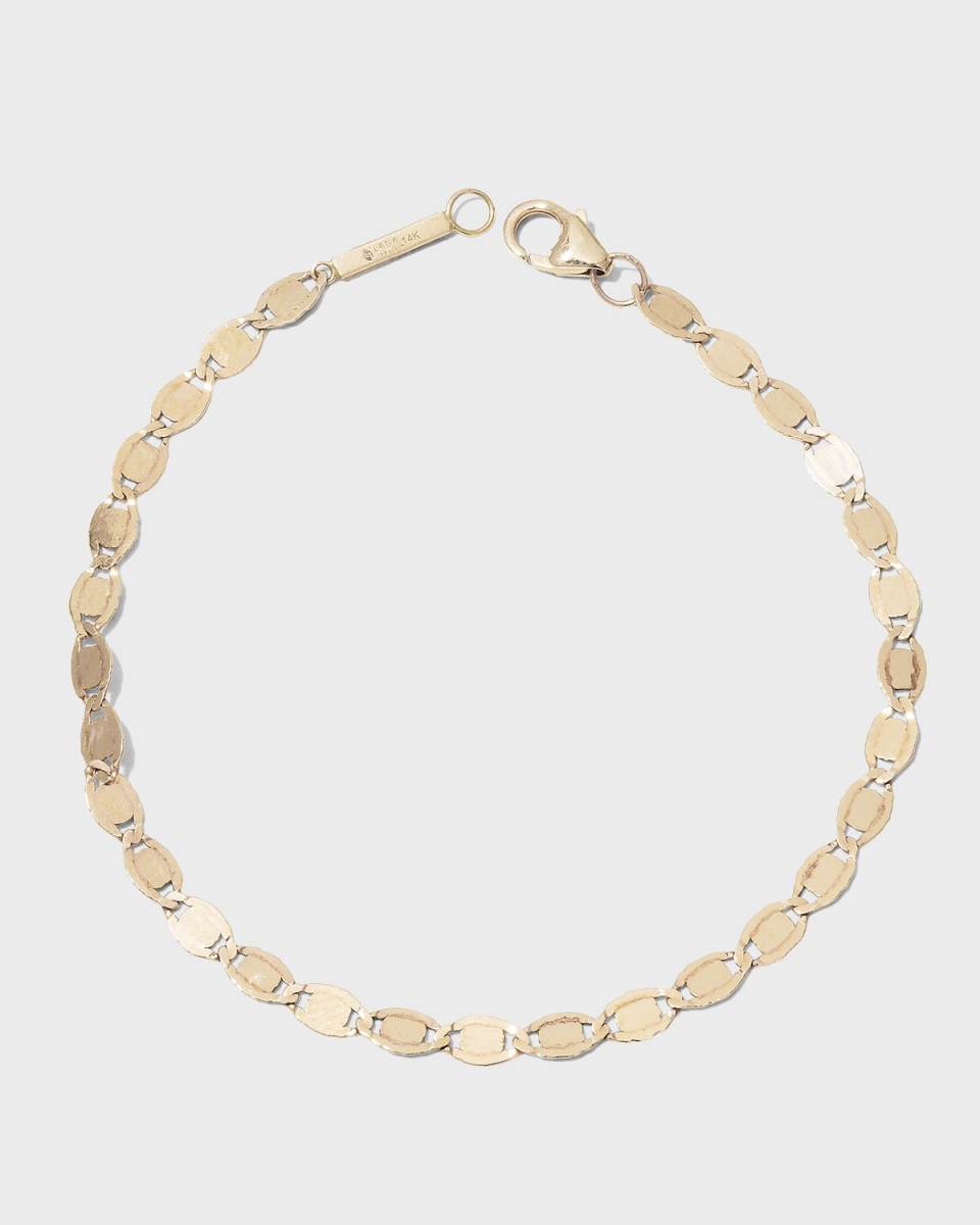 14k Gold Large Nude Chain Bracelet