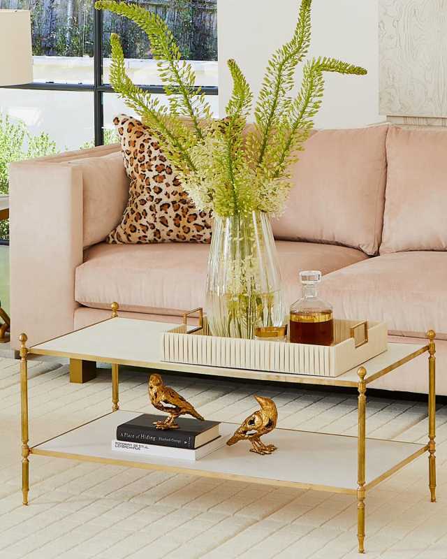 Acorn Brass Cocktail Tabl