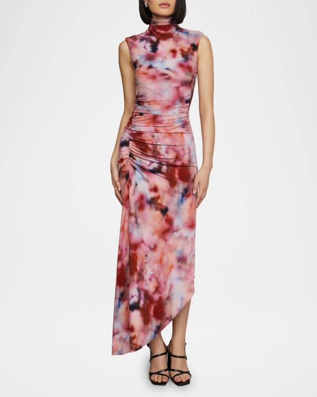 Kai Printed Jersey Midi Dress