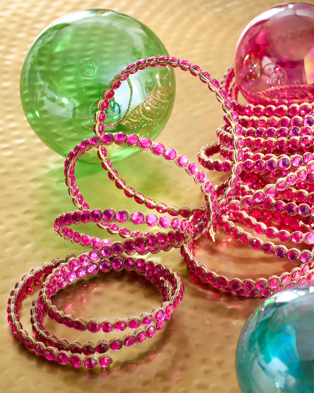 Fuschia Crown Jewel Double-Sided Ribbon, 0.5"W x 10 Yards