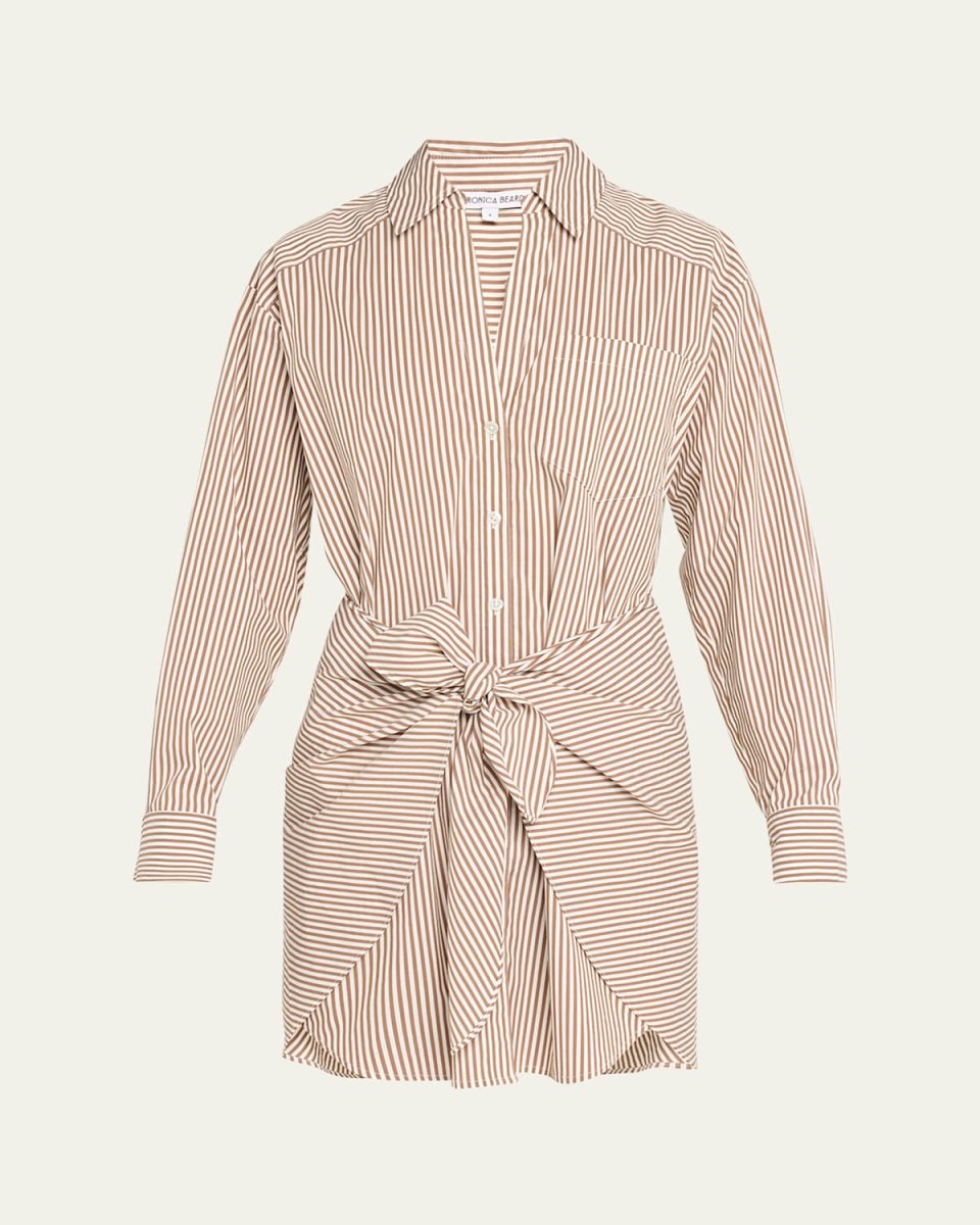 Roanoke Stripe Shirtdress