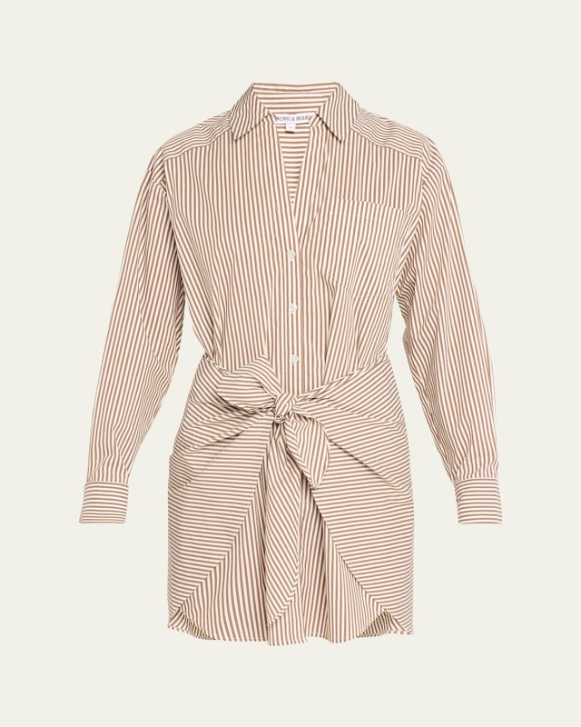 Roanoke Stripe Shirtdress