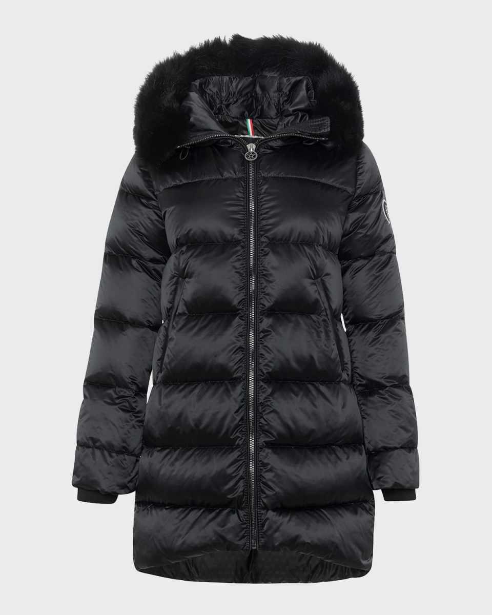 Apres-Ski Jacket With Detachable Toscana Lamb Hood Trim