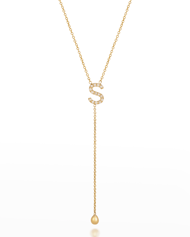 Amelia 14K Gold Diamond Lariat