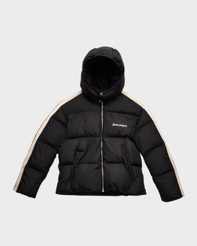 Kid's Logo-Print Puffer Jacket, Size 4-12