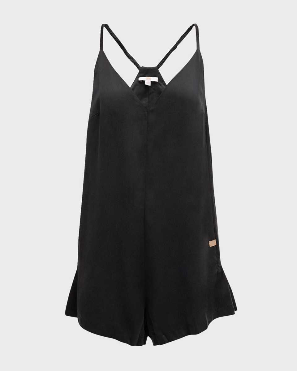Sleeveless Washable Silk Romper