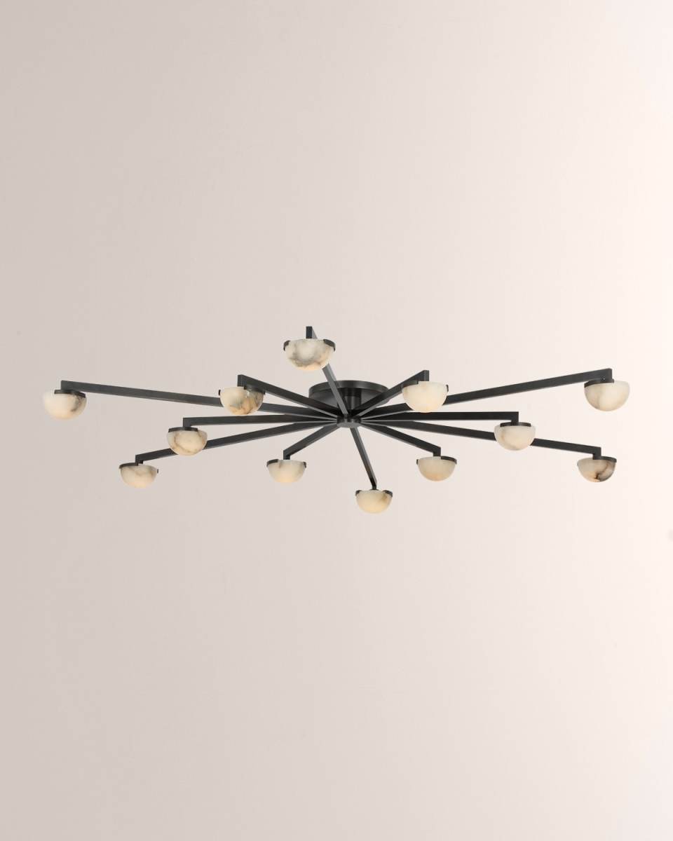Pedra Grande Staggered Arm Flush Mount