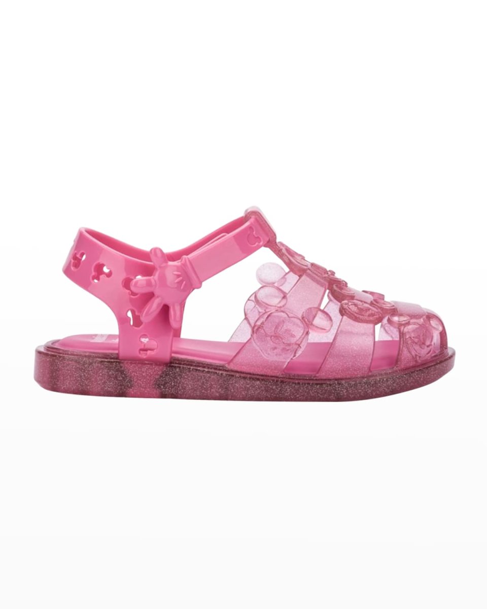 Girl's Melissa Magic + Mickey Mouse PVC Jelly Sandals, Baby