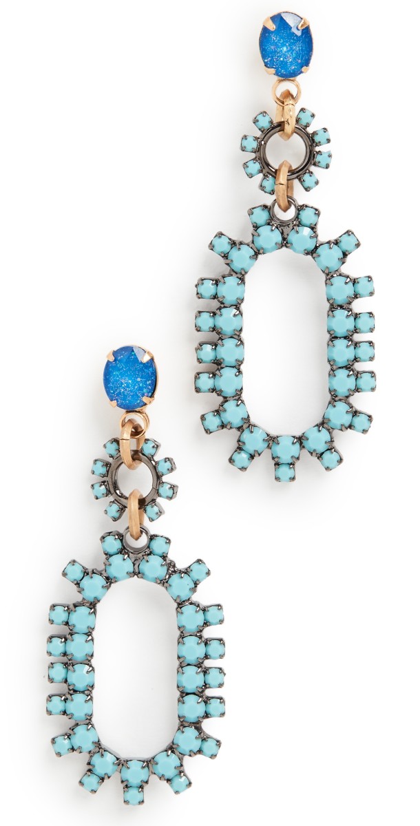 Elizabeth Cole Rhiannon Earrings Turquois