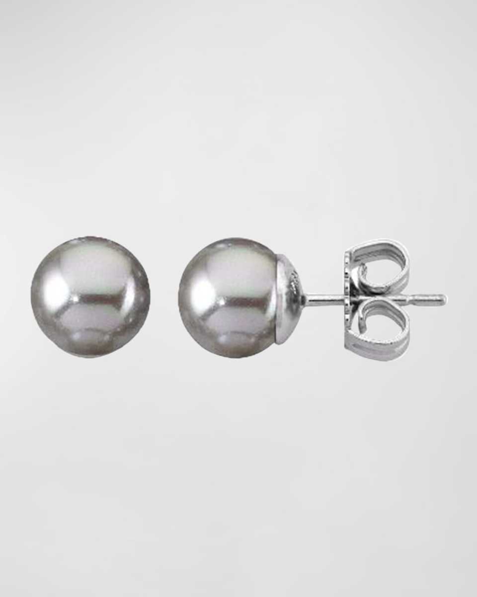 Lyra Pearl Stud Earrings