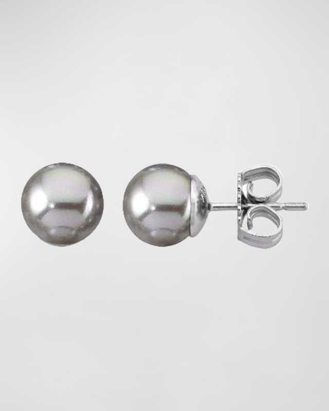 Lyra Pearl Stud Earrings