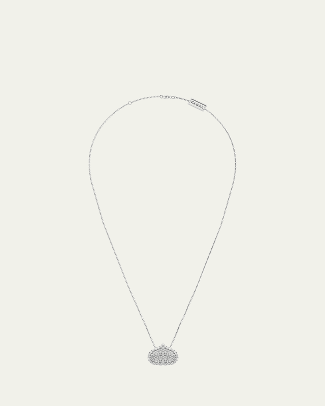 Eye Adore Diamond Pave Pendant Necklace, 15mm