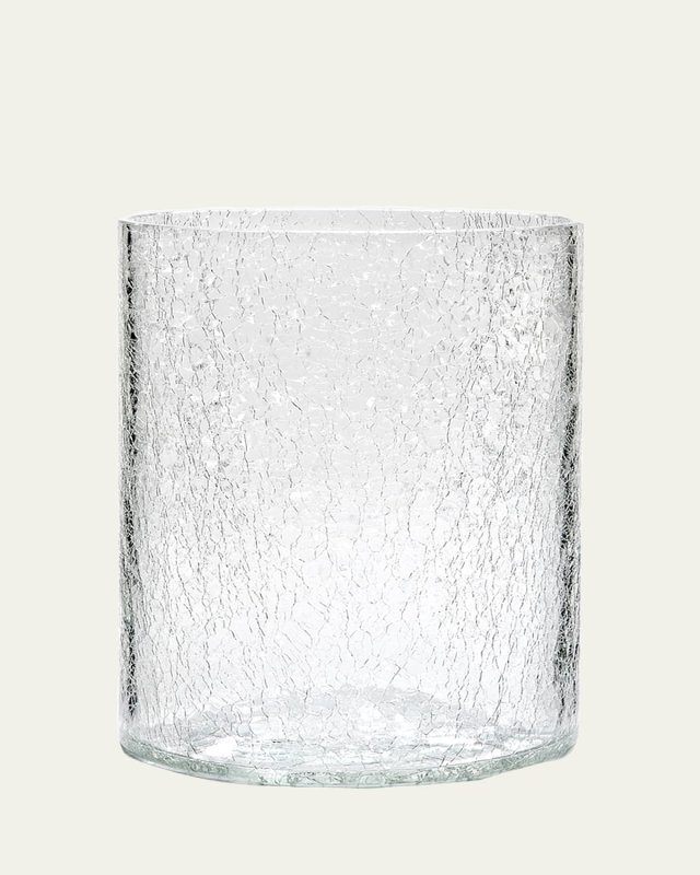 Carina Crackle Wastebasket