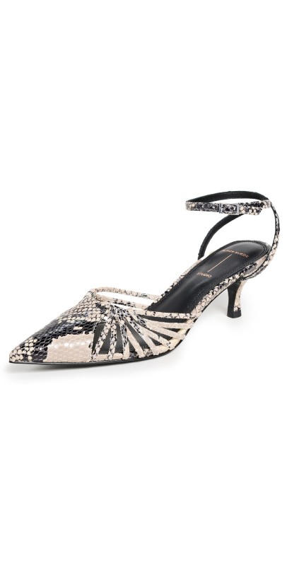 Black Suede Studio Grazia Pumps 50mm Peyote