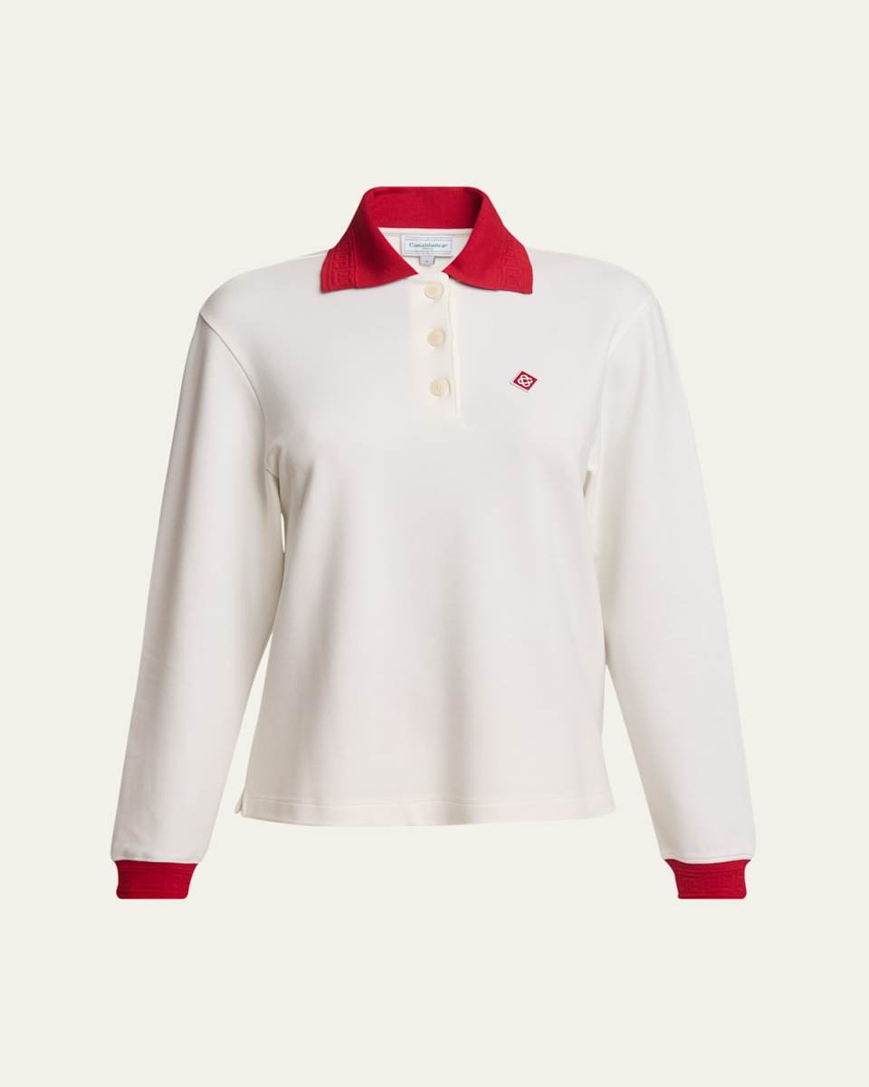 Polo Shirt with Logo Detail