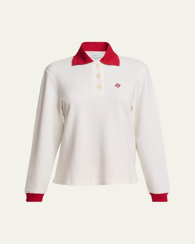 Polo Shirt with Logo Detail