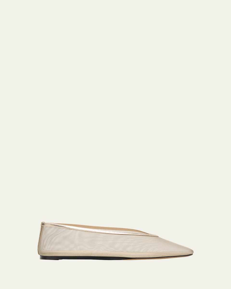 Luna Mesh Ballerina Flats
