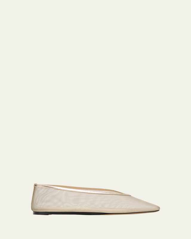 Luna Mesh Ballerina Flats