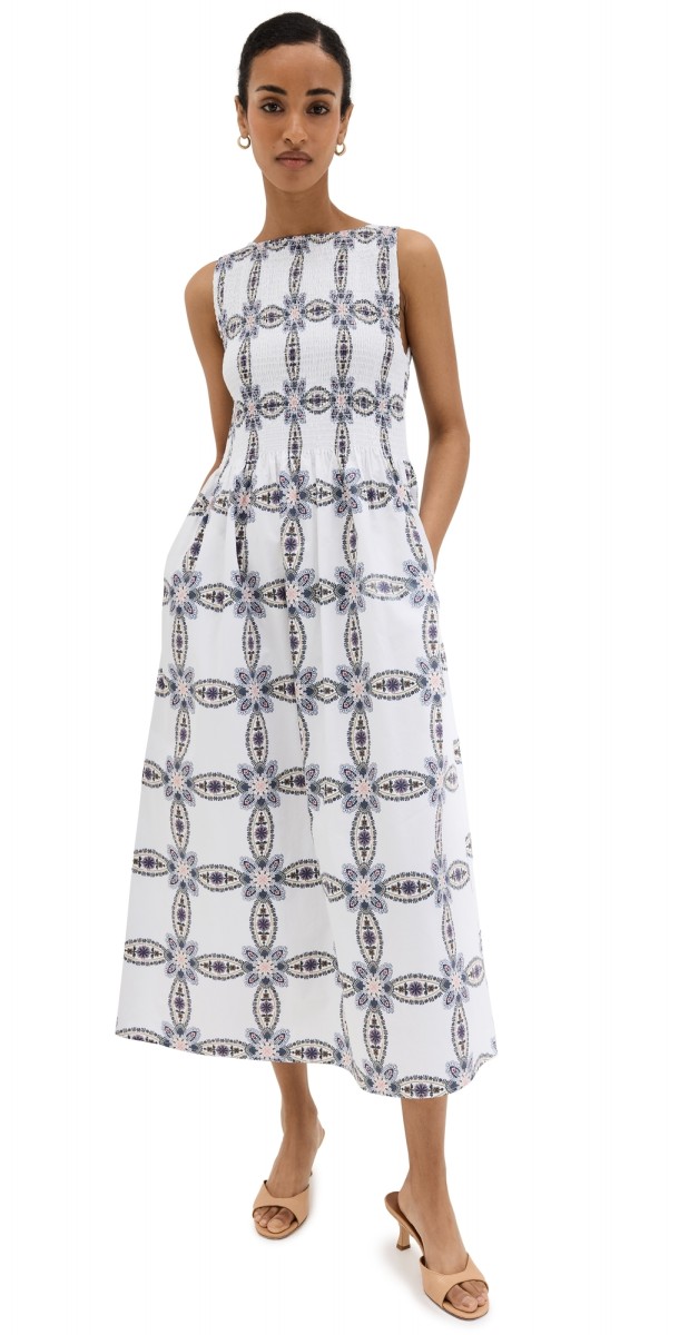 Hill House Home The Cosima Nap Dress Marseille Geo