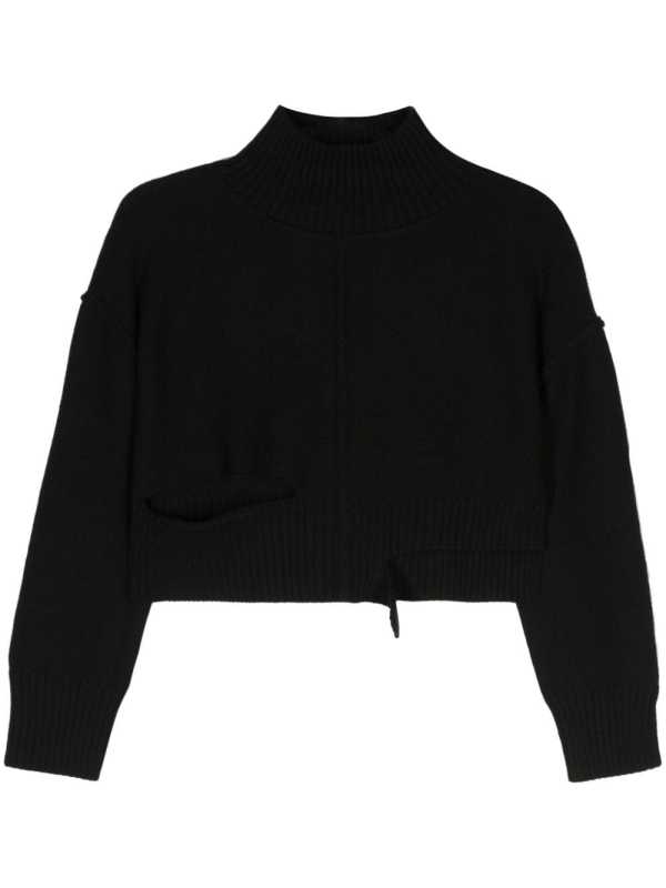 cut-out cropped jumper