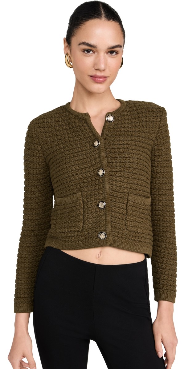 ba & sh Gaspard Cardigan Kaki