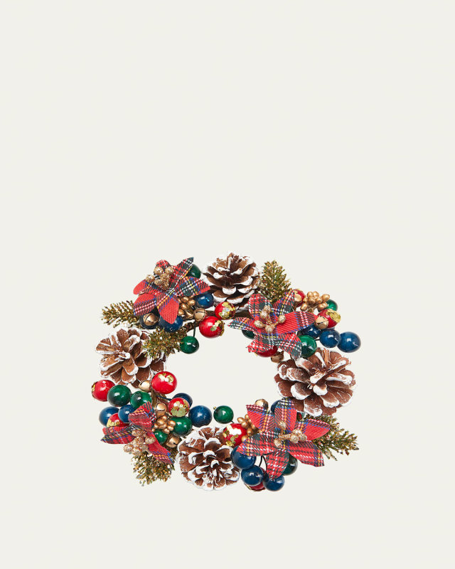 Comfort and Joy Candle Wreath