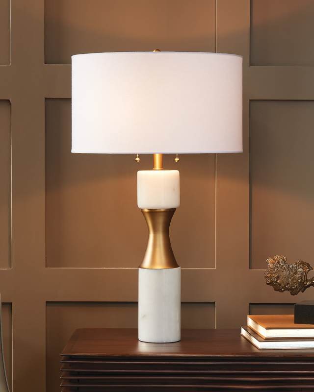 White Marble Lamp