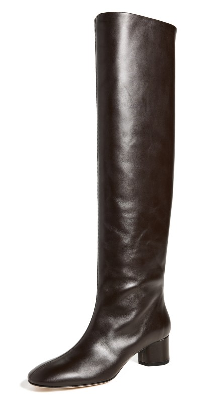 AEYDE Willa Calf Leather Moka Boots Moka