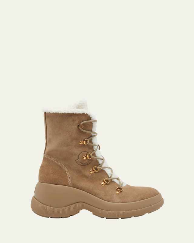 Resile Suede Faux Fur Trek Boots