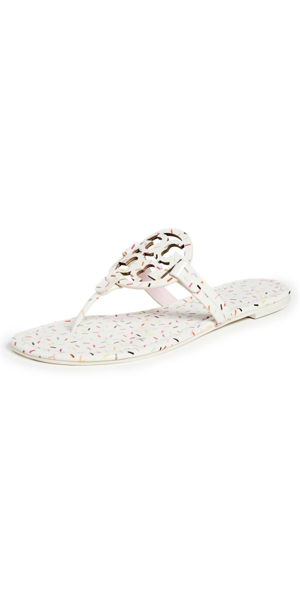 Tory Burch Miller Sandals Rainbow Sprinkles