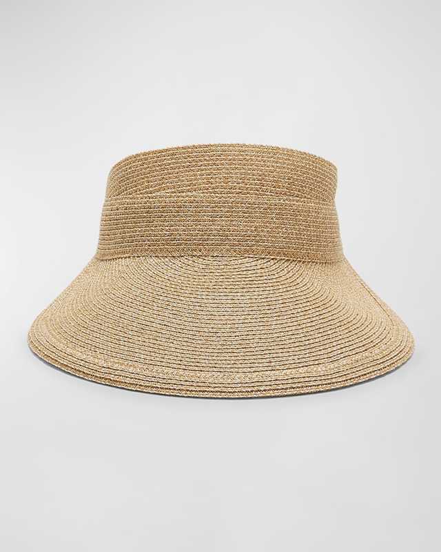 Ricky Braided Straw Visor