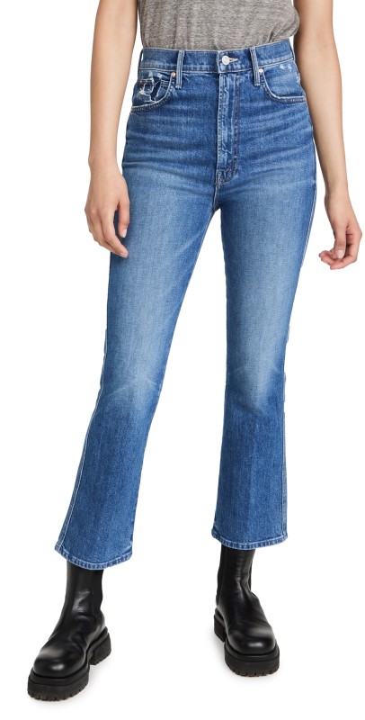 MOTHER Smokin Double Ankle Jeans Broken Record