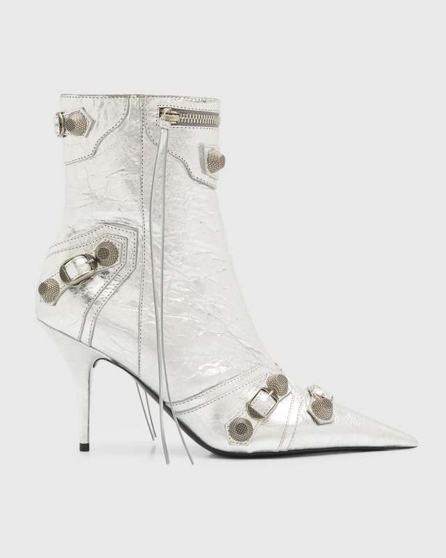Cagole 90mm Booties Metallized