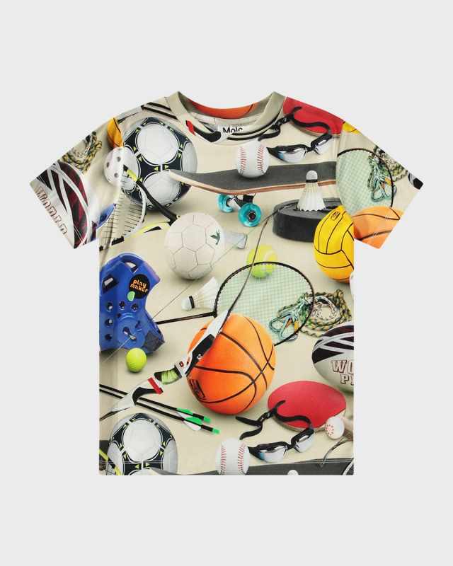 Boy's Ralphie Sports-Print T-Shirt, Size 4-7