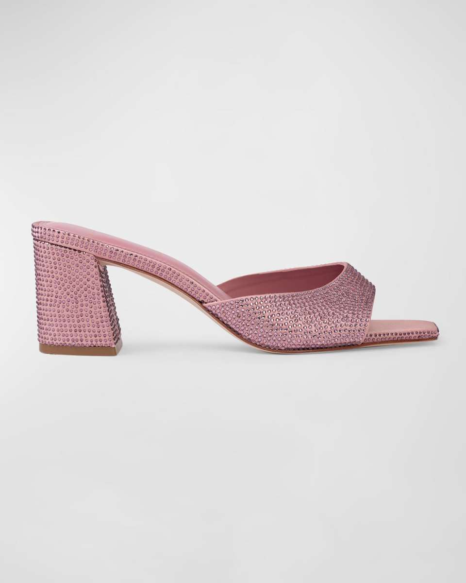 Dia Crystal Mule Sandals